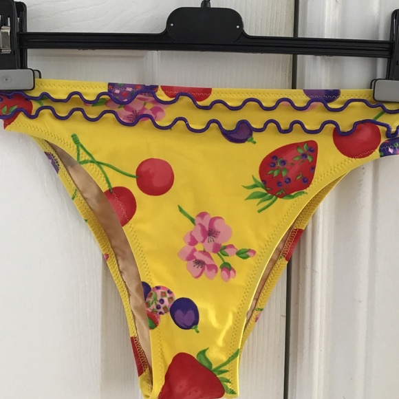 le foglie mare swimwear yellow/multicolored bikini set size S (IT 1) - Picture 5 of 6